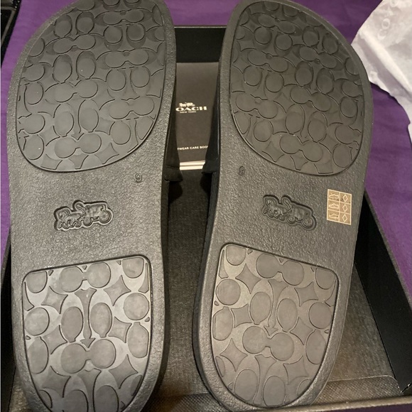 NIB Coach Ulla Rubber Slides - Picture 3 of 4